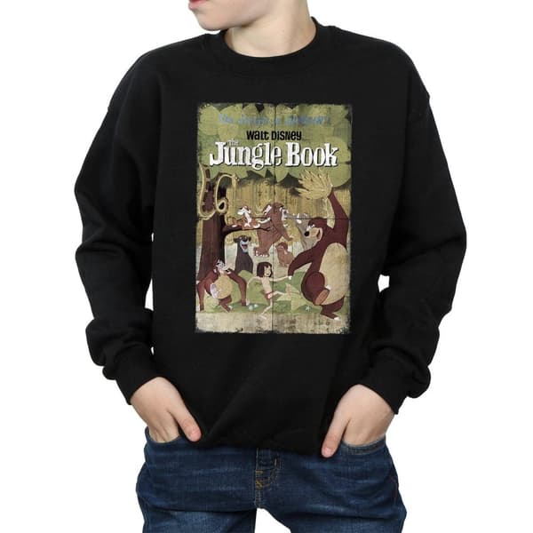 Disney Pojkar Djungelboken Retro Poster Sweatshirt
