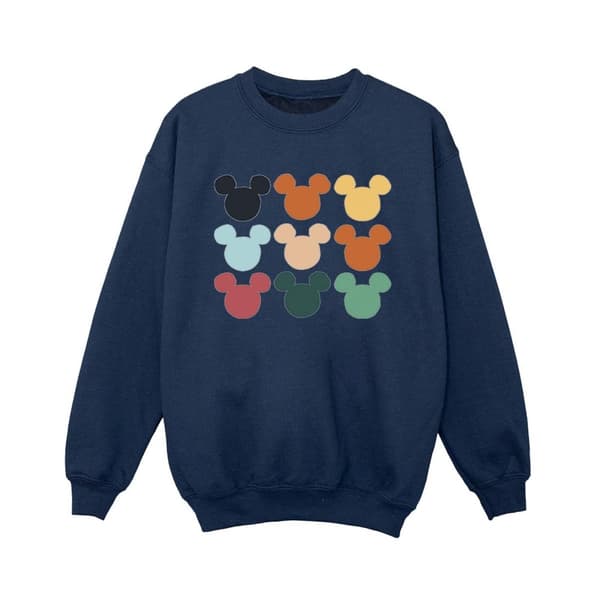 Disney Boys Mickey Mouse Heads Square Sweatshirt