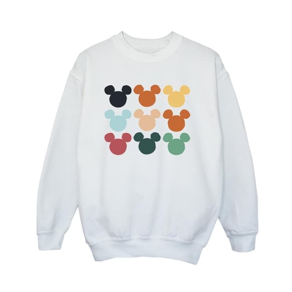 Disney Boys Mickey Mouse Heads Square Sweatshirt