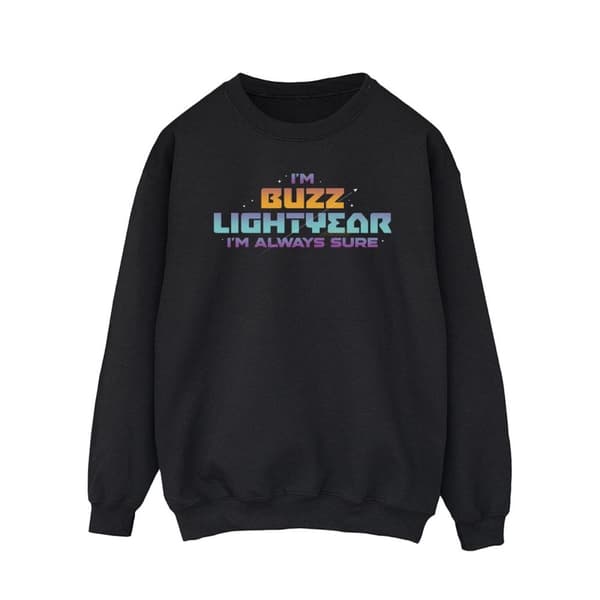 Disney Mens Lightyear Always Sure Text Sweatshirt