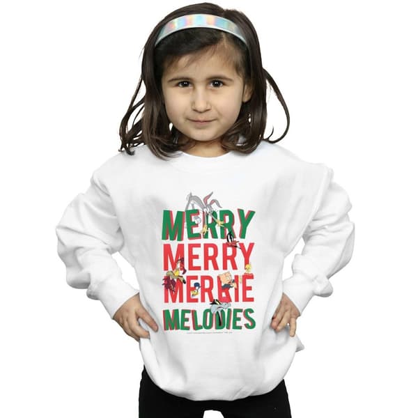 Looney Tunes Sweatshirt för flickor Merry Merrie Melodies