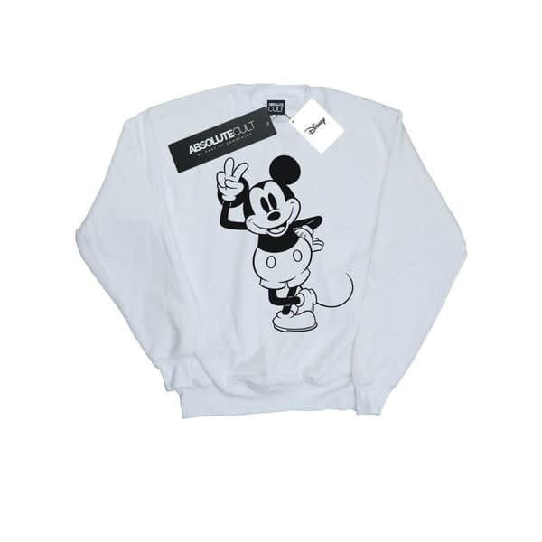 Disney Boys Mickey Mouse Peace Hand Sweatshirt
