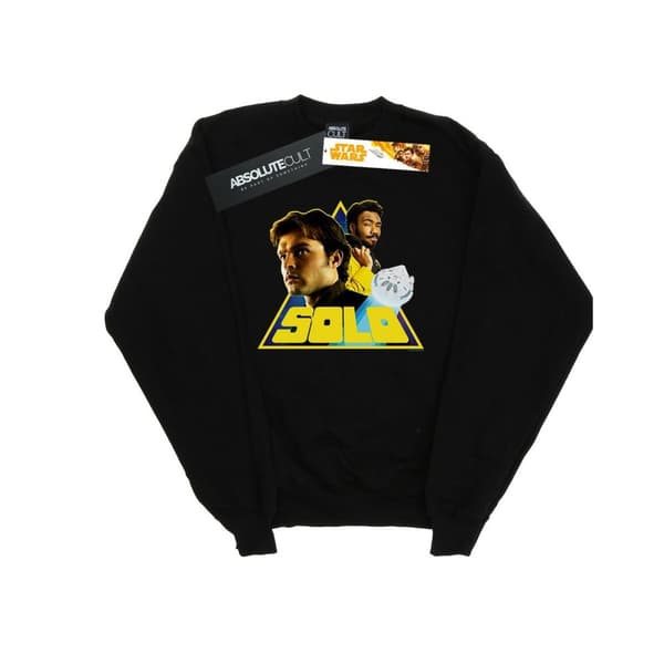 Star Wars Solo Retro Triangle-tröja för pojkar Black 9-11 Years