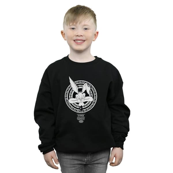 Looney Tunes Boys Wile E Coyote Super Genius Sweatshirt