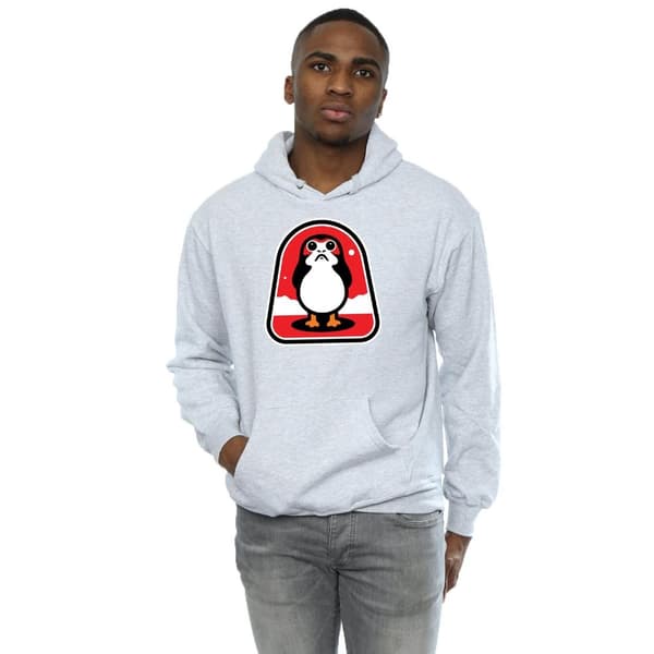 Star Wars Mens The Last Jedi Porgs Badge Hoodie