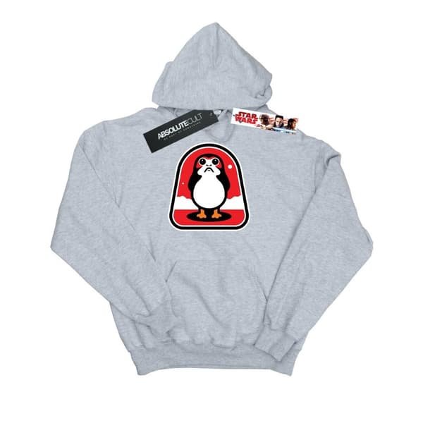 Star Wars Mens The Last Jedi Porgs Badge Hoodie