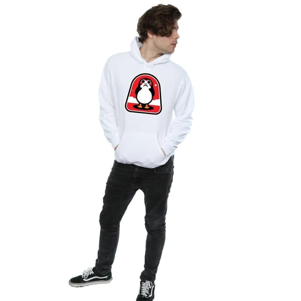 Star Wars Mens The Last Jedi Porgs Badge Hoodie