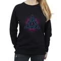 Miniatyrbillede 3 af 5: Harry Potter Womens/Ladies Neon Deathly Hallows Sweatshirt