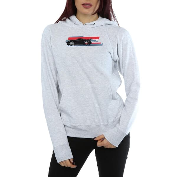 Disney Womens/Ladies Cars Jackson Storm Stripes Hoodie