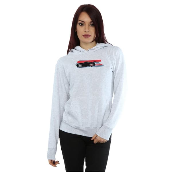Disney Womens/Ladies Cars Jackson Storm Stripes Hoodie