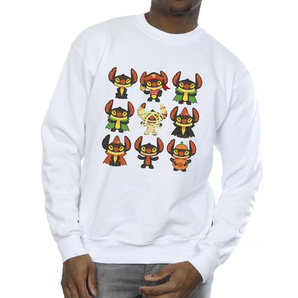 Disney Mens Lilo & Stitch Halloween Costumes Sweatshirt