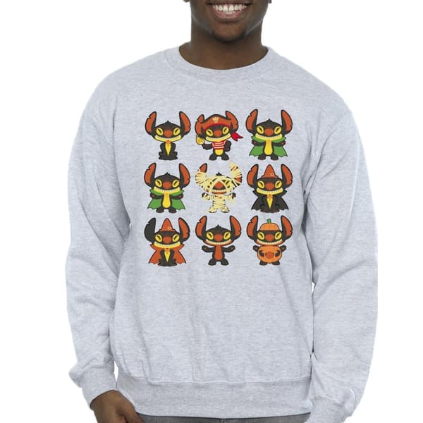 Disney Mens Lilo & Stitch Halloween Costumes Sweatshirt