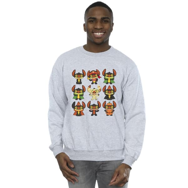 Disney Mens Lilo & Stitch Halloween Costumes Sweatshirt