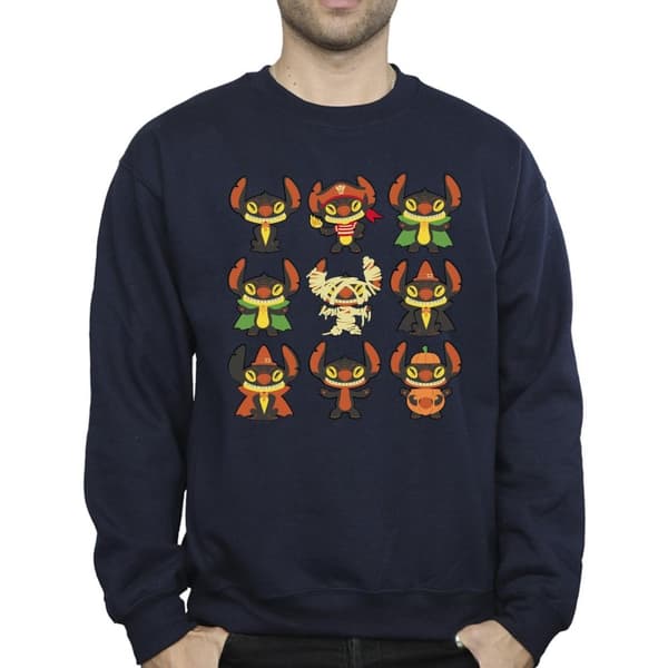 Disney Mens Lilo & Stitch Halloween Costumes Sweatshirt
