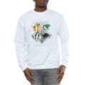 Miniatyrbillede 3 af 5: Harry Potter Mens Hogwarts Painted Crest Sweatshirt