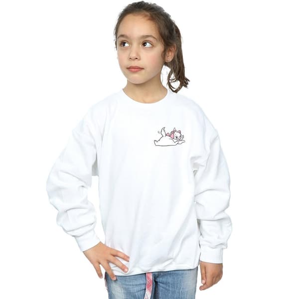 Disney Sweatshirt med brösttryck Aristocats Marie Sweet Backside för flickor
