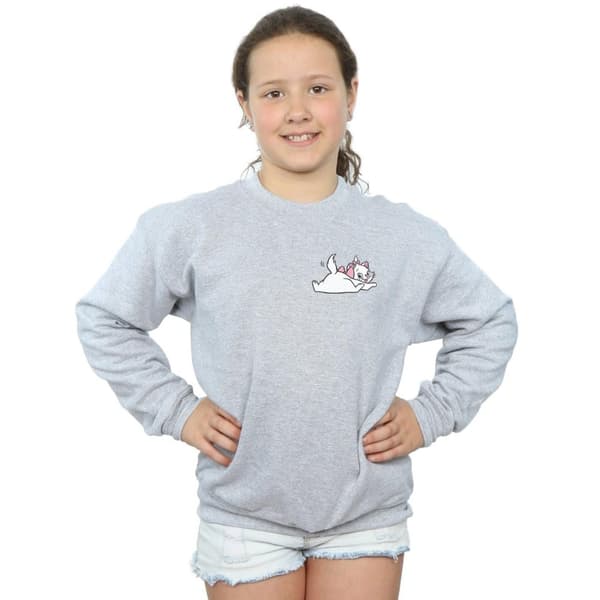 Disney Sweatshirt med brösttryck Aristocats Marie Sweet Backside för flickor