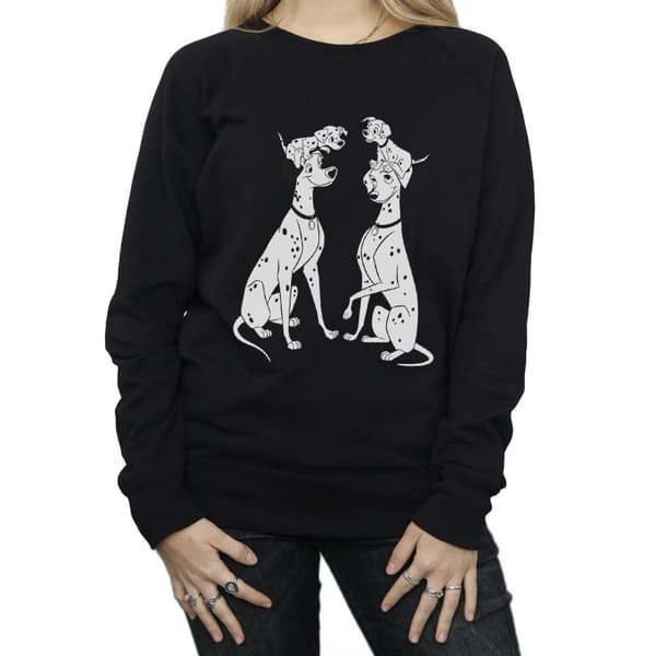 Disney Womens/Ladies 101 Dalmatians Family Sweatshirt