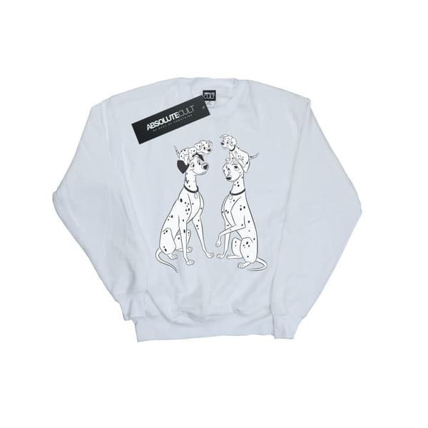 Disney Womens/Ladies 101 Dalmatians Family Sweatshirt