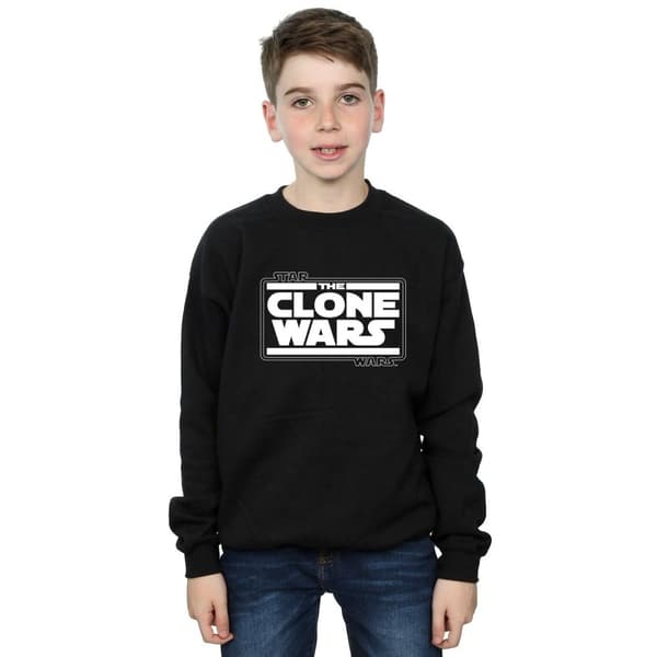 Star Wars Boys Clone Wars Logo Sweatshirt