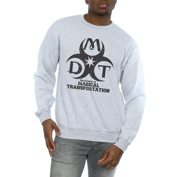 Harry Potter Mens Department Of Magical Transportation Logo Sweatshirt