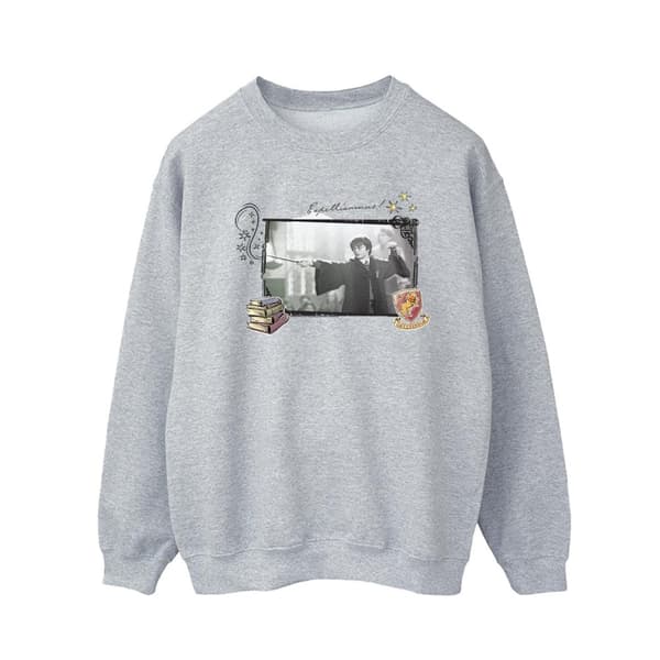 Harry Potter Mens Harry Expelliarmus Sweatshirt Sports Grey M