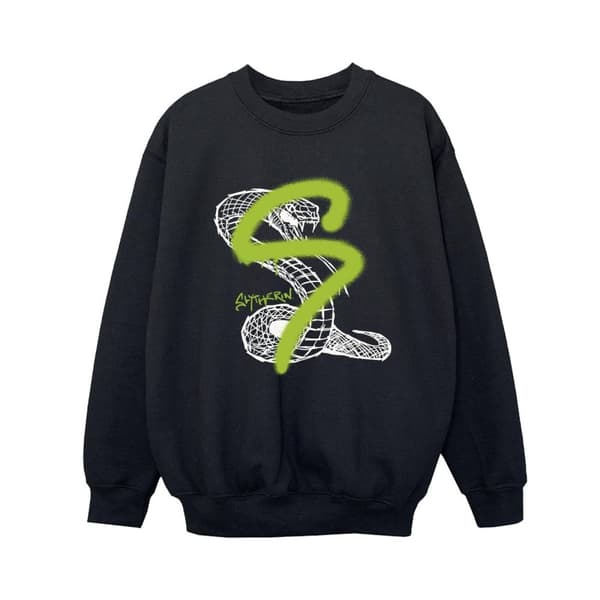 Harry Potter Boys Slytherin Pop Spray Sweatshirt
