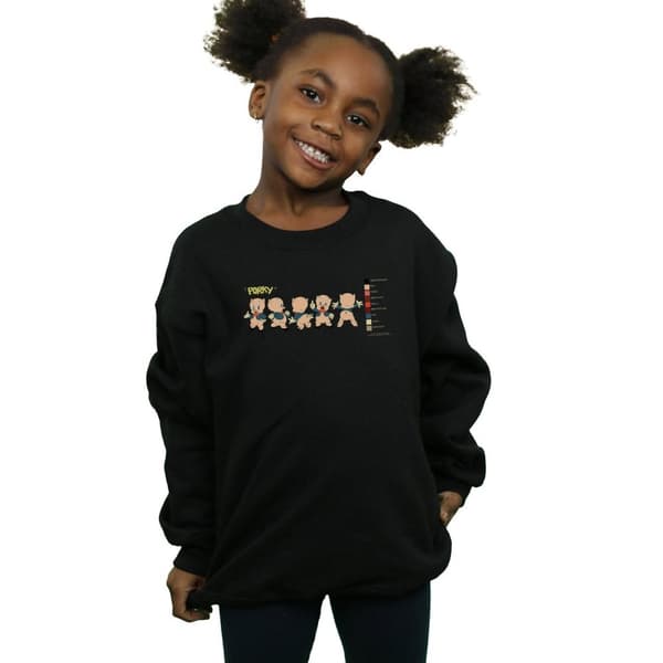 Looney Tunes Sweatshirt med färgkod från Porky Pig för flickor