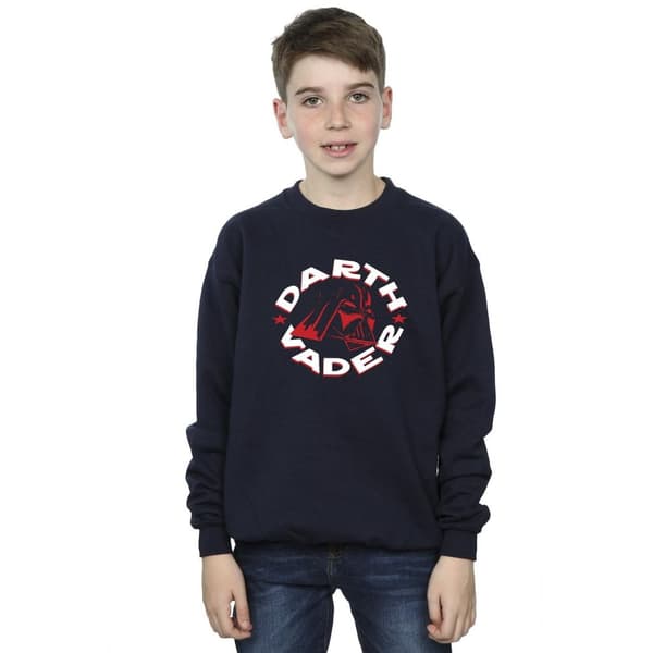 Star Wars Boys Darth Vader Badge Sweatshirt
