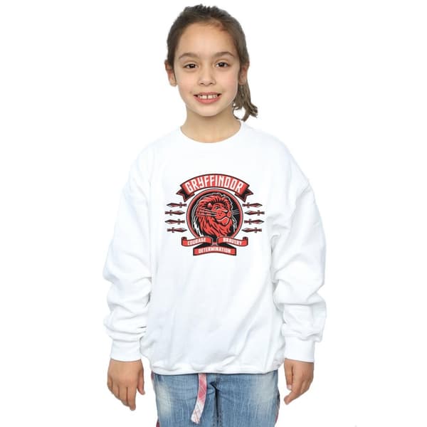 Harry Potter Girls Gryffindor Toon Crest Sweatshirt