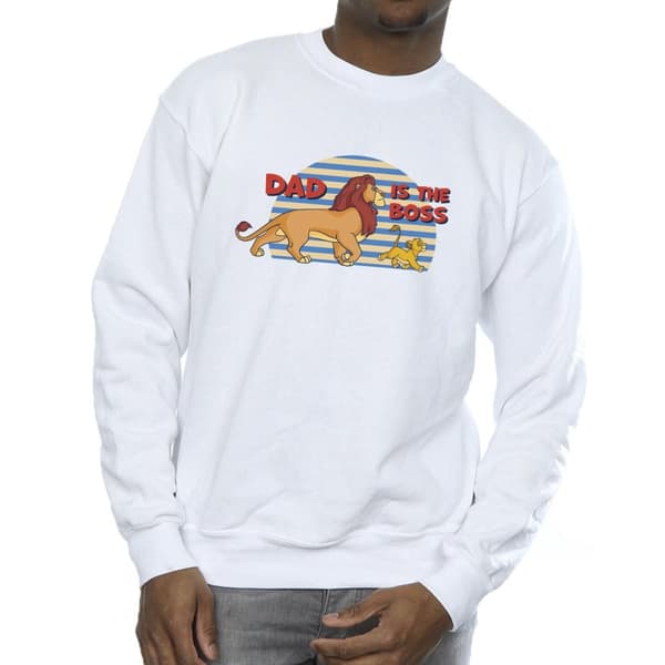 Disney Mens The Lion King Dad Boss Sweatshirt