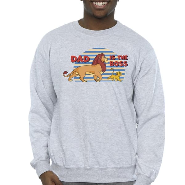 Disney Mens The Lion King Dad Boss Sweatshirt