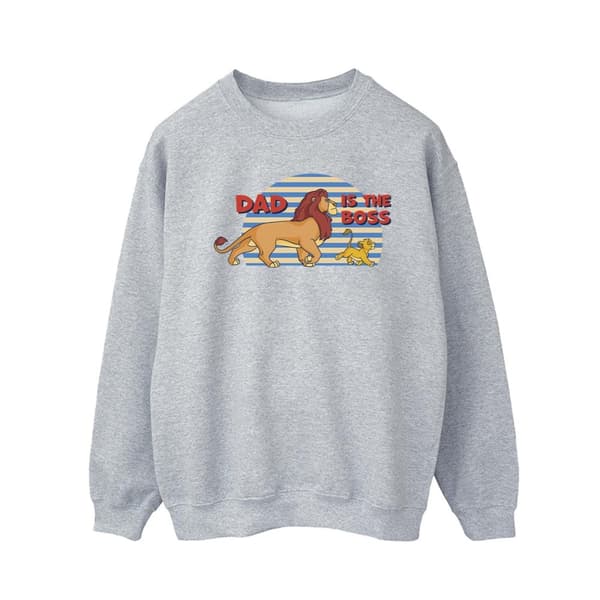 Disney Mens The Lion King Dad Boss Sweatshirt