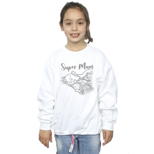 Disney Girls The Aristocats Marie Super Mum Sweatshirt