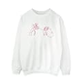 Miniatyrbillede 1 af 3: Disney Womens/Ladies Lady And The Tramp Spaghetti Outline Sweatshirt