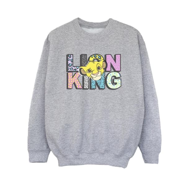 Disney Boys The Lion King Pattern Logo Sweatshirt