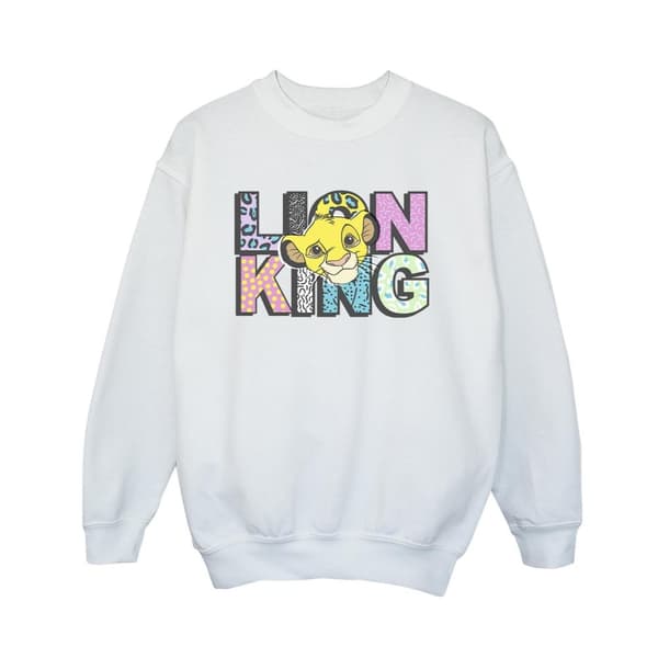 Disney Boys The Lion King Pattern Logo Sweatshirt