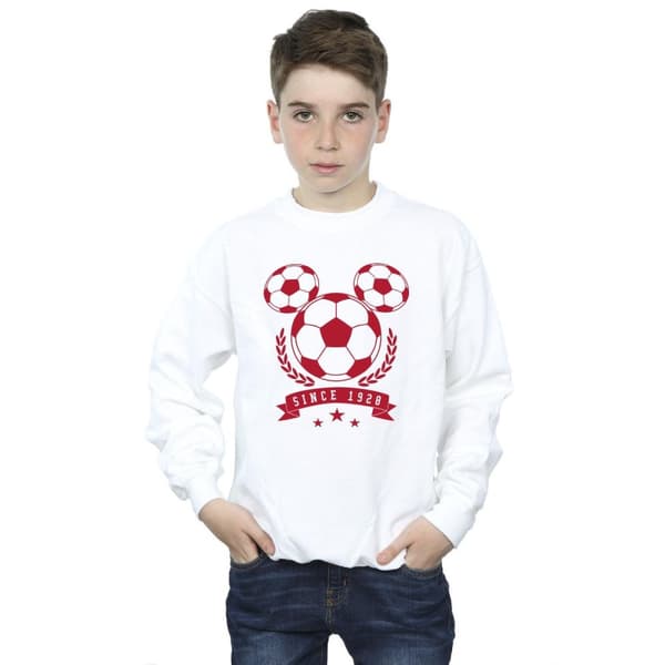 Disney Pojkar - Sweatshirt med fotbollshuvud från Mickey