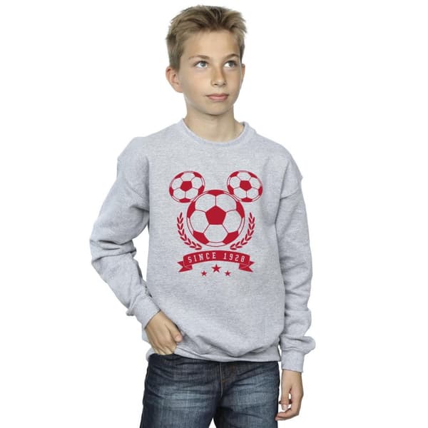 Disney Pojkar - Sweatshirt med fotbollshuvud från Mickey