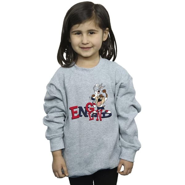 Looney Tunes Girls Bugs & Taz England Sweatshirt
