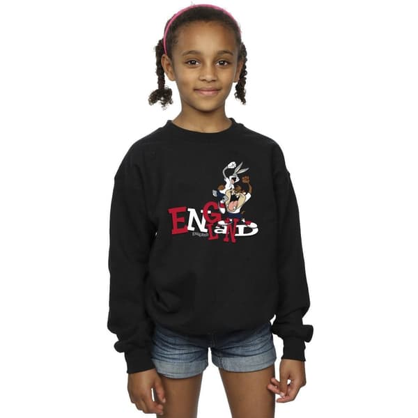 Looney Tunes Girls Bugs & Taz England Sweatshirt