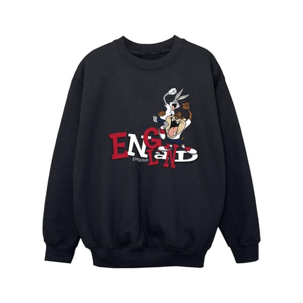 Looney Tunes Girls Bugs & Taz England Sweatshirt