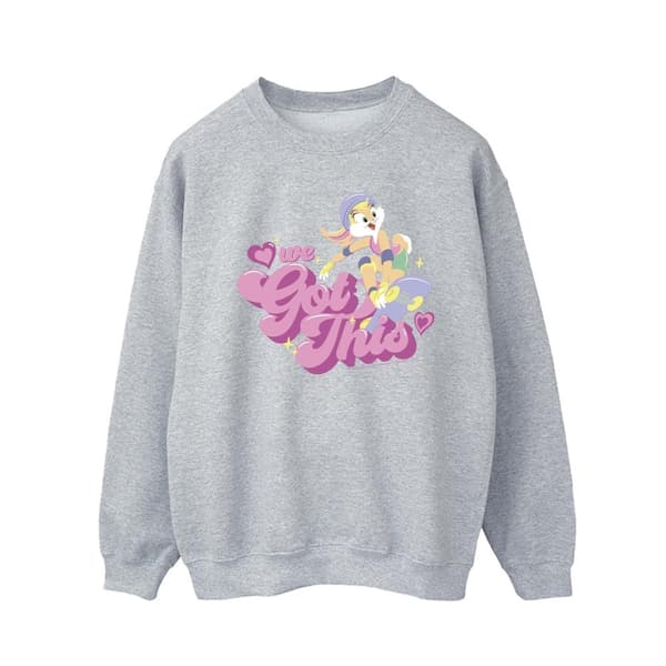 Looney Tunes Mens Lola We Got This Skate Sweatshirt Sports Grey XXL