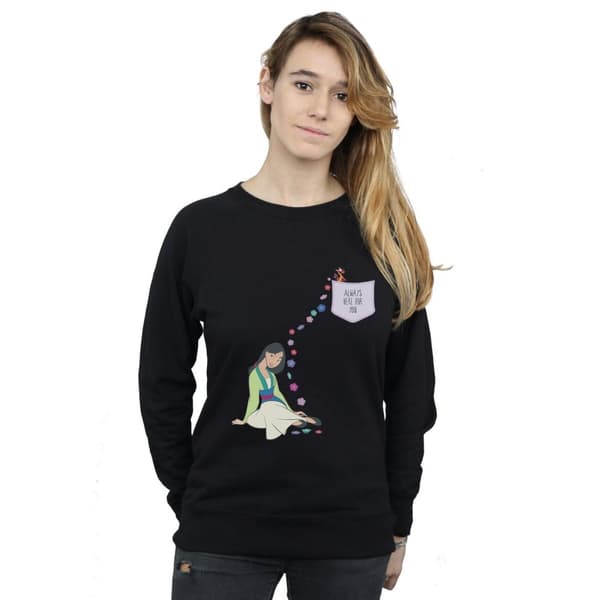 Disney Mulan Always Here For You - Sweatshirt för kvinnor/damer