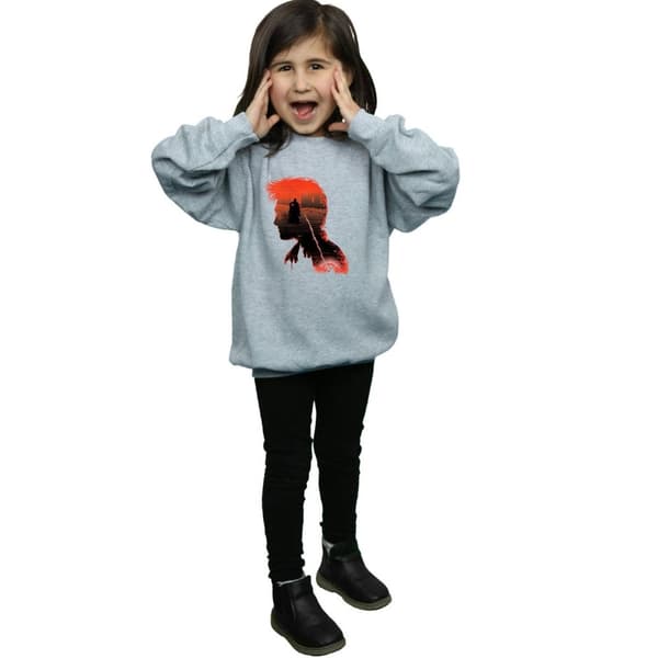 Harry Potter Girls Battle Silhouette Sweatshirt