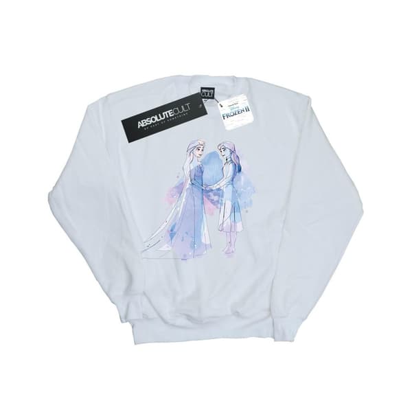 Disney Girls Frozen 2 Elsa Anna Sisters Sketch Sweatshirt