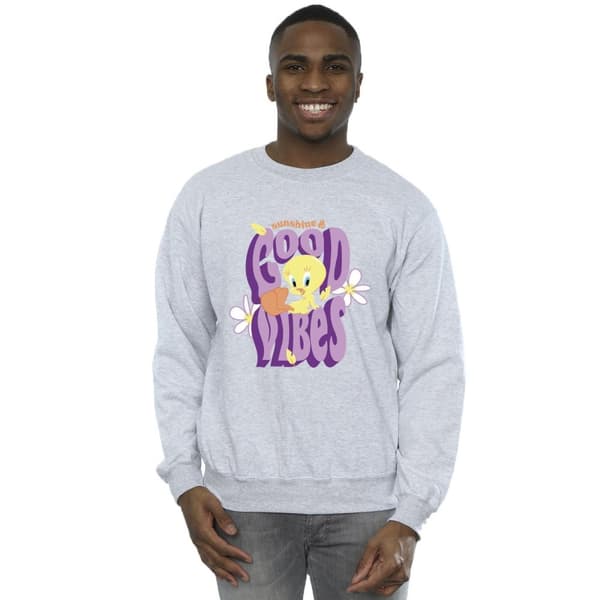 Looney Tunes Mens Tweeday Sunshine & Good Vibes Sweatshirt