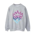 Miniatyrbillede 1 af 4: Disney Womens/Ladies Descendants Pink Crown Sweatshirt