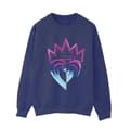 Miniatyrbillede 1 af 4: Disney Womens/Ladies Descendants Pink Crown Sweatshirt