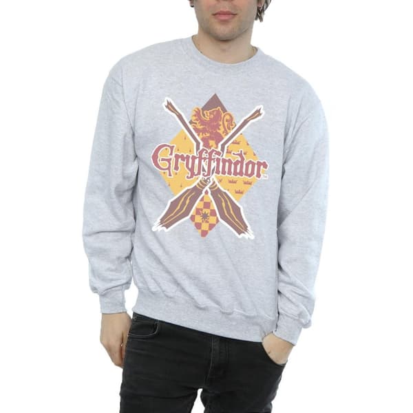 Harry Potter Mens Gryffindor Lozenge Sweatshirt